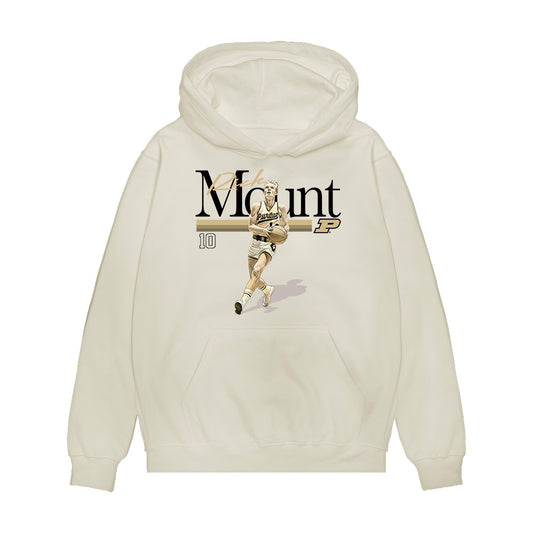 Purdue - NCAA Men's Basketball Legends : Rick Mount - Graphic Tee Premium Hooded Sweatshirt-0