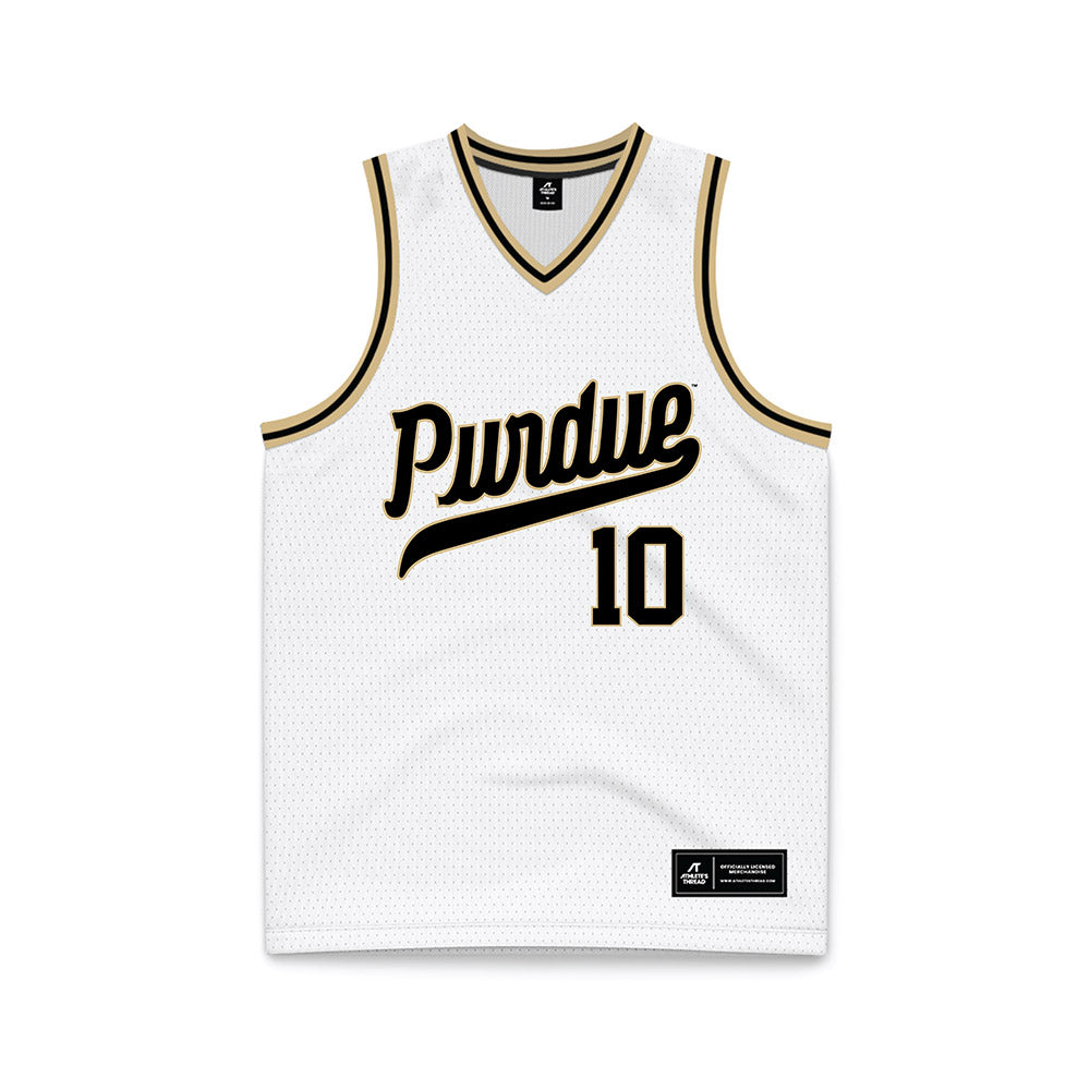 Purdue - NCAA Men's Basketball Legends : Rick Mount - White Basketball Jersey-0