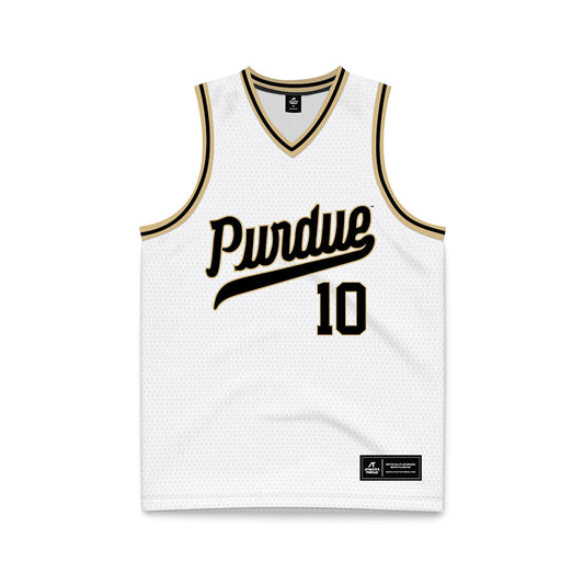 Purdue - NCAA Men's Basketball Legends : Rick Mount - White Basketball Jersey-0