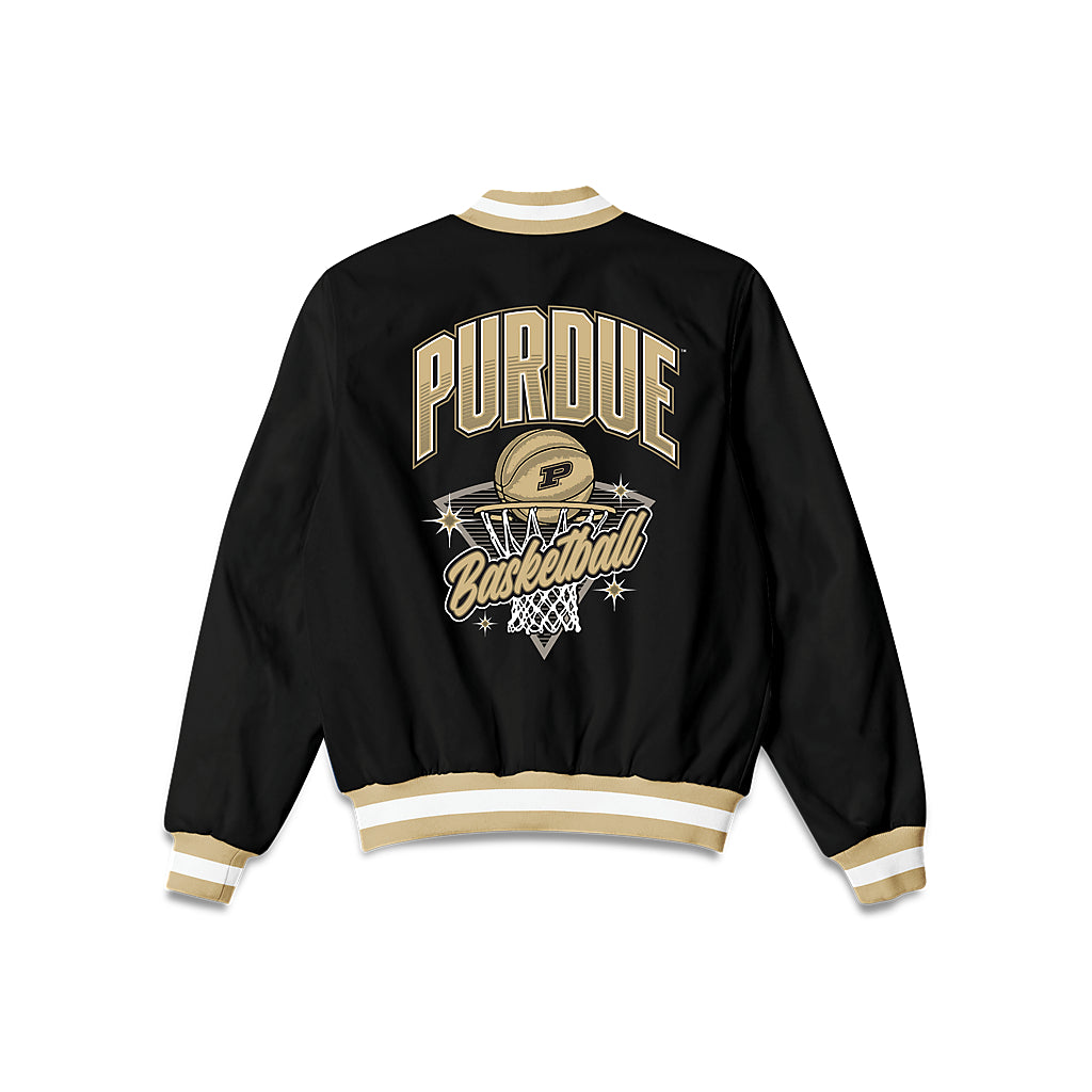 Purdue - NCAA Men's Basketball Legends : Rick Mount - Bomber Jacket-1