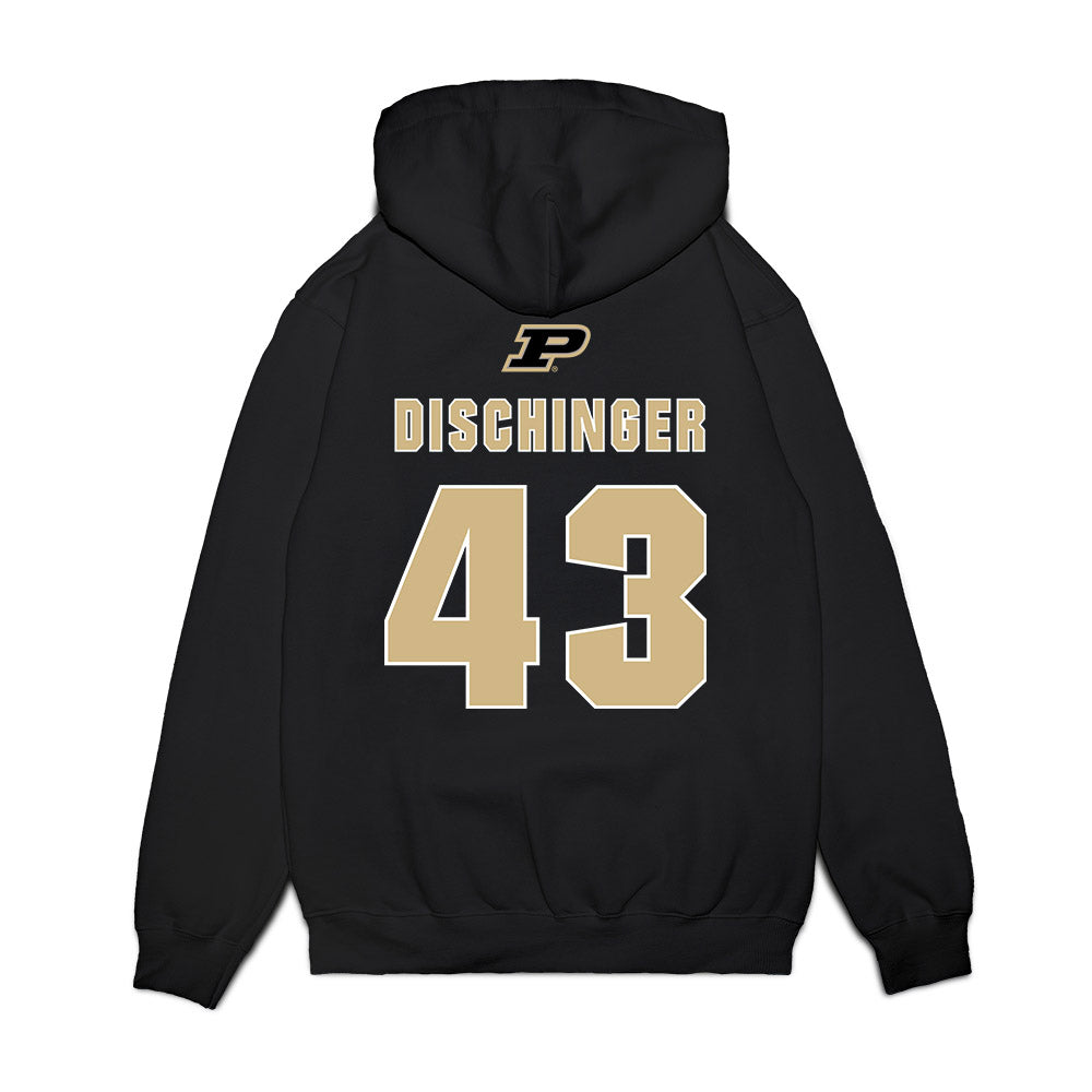 Purdue - NCAA Men's Basketball Legends : Terry Dischinger - Classic Premium Hooded Sweatshirt-1