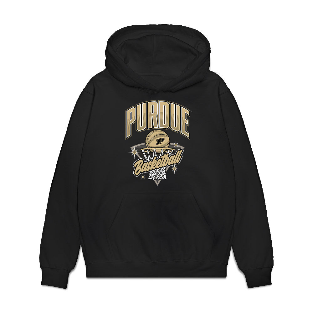 Purdue - NCAA Men's Basketball Legends : Terry Dischinger - Classic Premium Hooded Sweatshirt-0