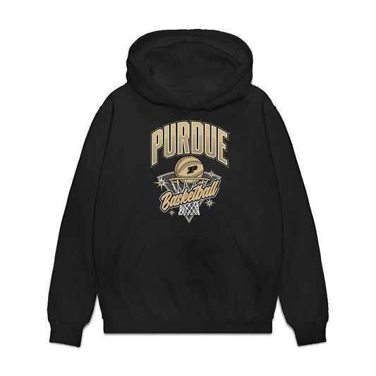 Purdue - NCAA Men's Basketball Legends : Terry Dischinger - Classic Premium Hooded Sweatshirt-0