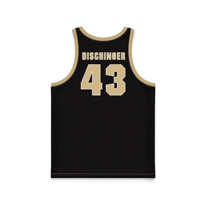 Purdue - NCAA Men's Basketball Legends : Terry Dischinger - Black Basketball Jersey-1