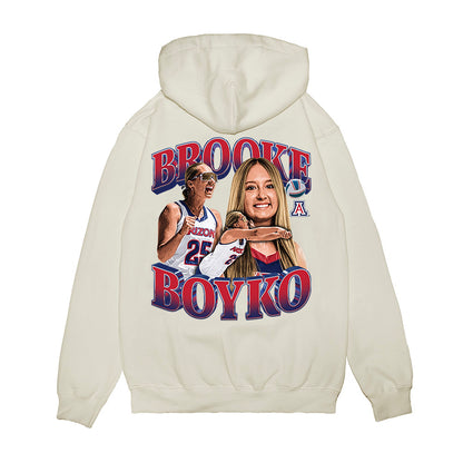Arizona - NCAA Beach Volleyball : Brooke Boyko - Collage Premium Hooded Sweatshirt-1