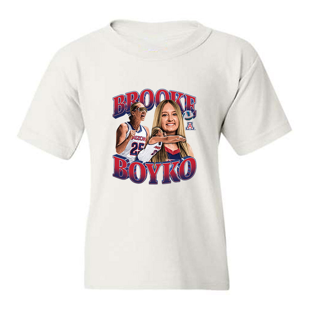 Arizona - NCAA Beach Volleyball : Brooke Boyko - Collage Youth T-Shirt-0