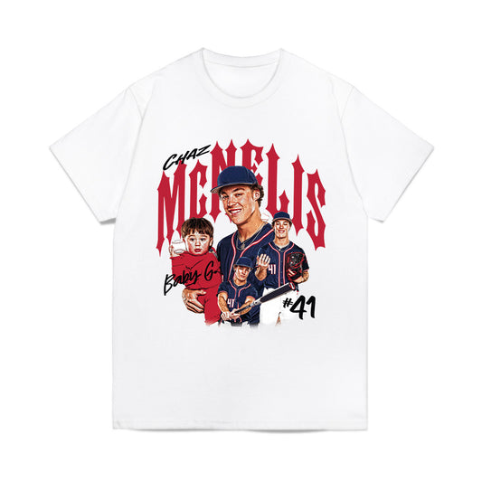 Arizona - NCAA Baseball : Chaz McNelis - Collage Comfort Colors T-Shirt-0