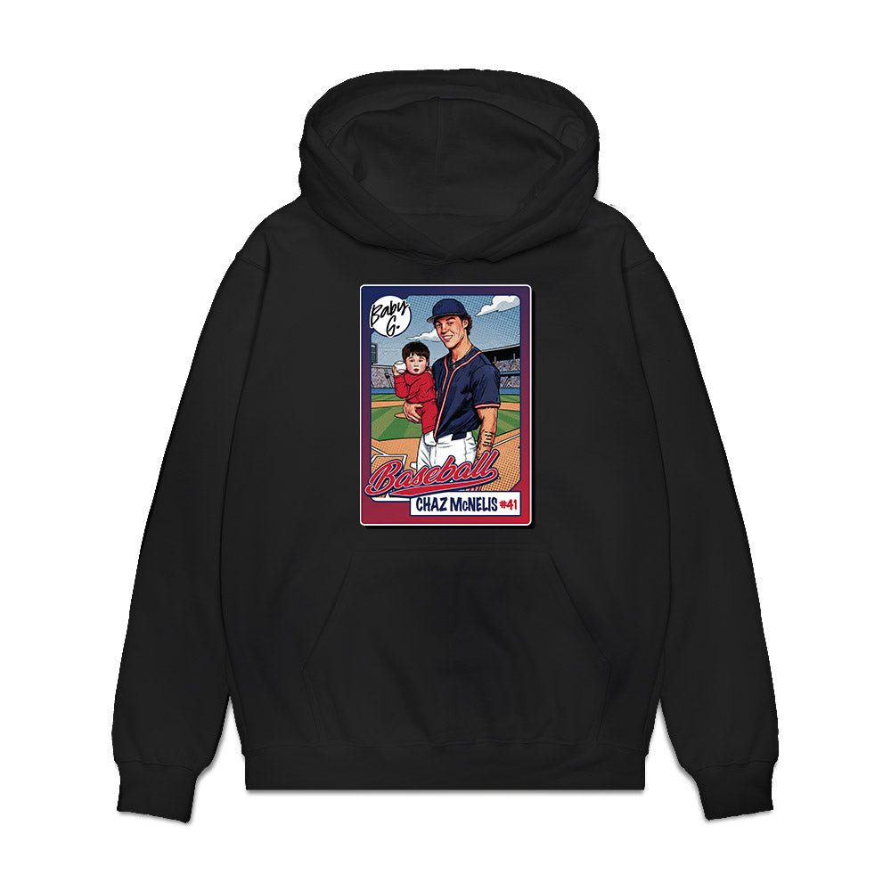 Arizona - NCAA Baseball : Chaz McNelis - Baby G Caricature Premium Hooded Sweatshirt-0