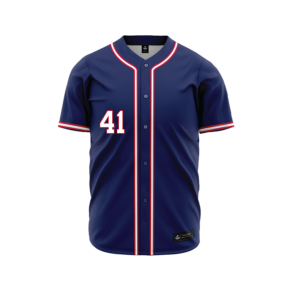 Arizona - NCAA Baseball : Chaz McNelis - Baby G Navy Jersey-0