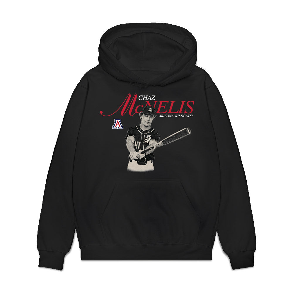 Arizona - NCAA Baseball : Chaz McNelis - Legacy Premium Hooded Sweatshirt-0