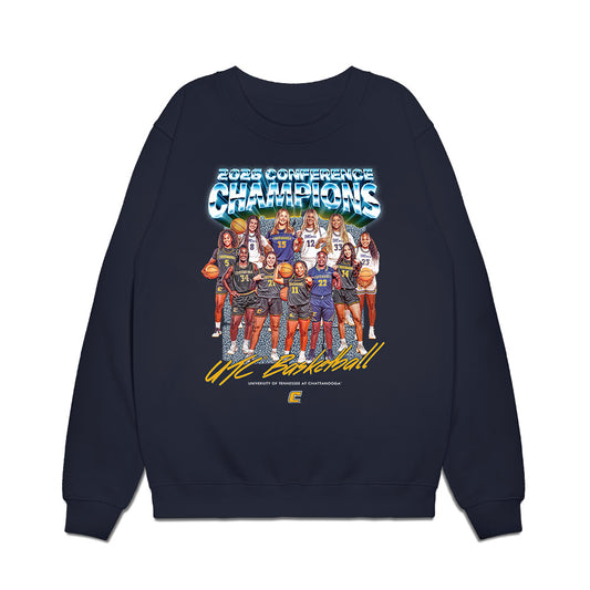 UTC - NCAA Women's Basketball : - Conference Champions Collage Premium Crewneck Sweatshirt-0