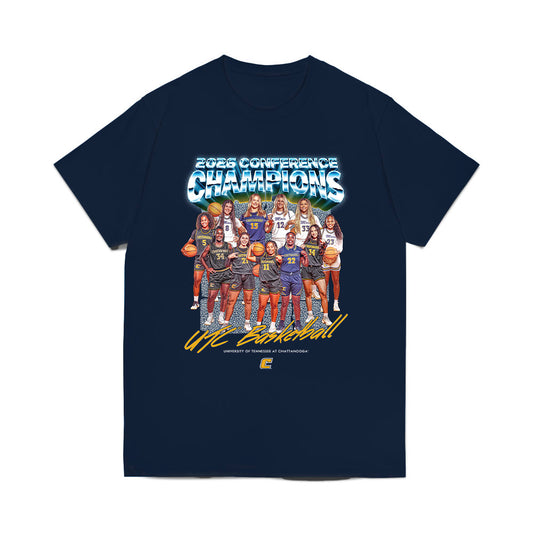 UTC - NCAA Women's Basketball : - Conference Champions Collage Comfort Colors T-Shirt-0