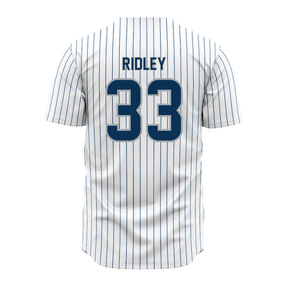 Old Dominion - NCAA Baseball : Luke Ridley - Pinstripe Jersey-1