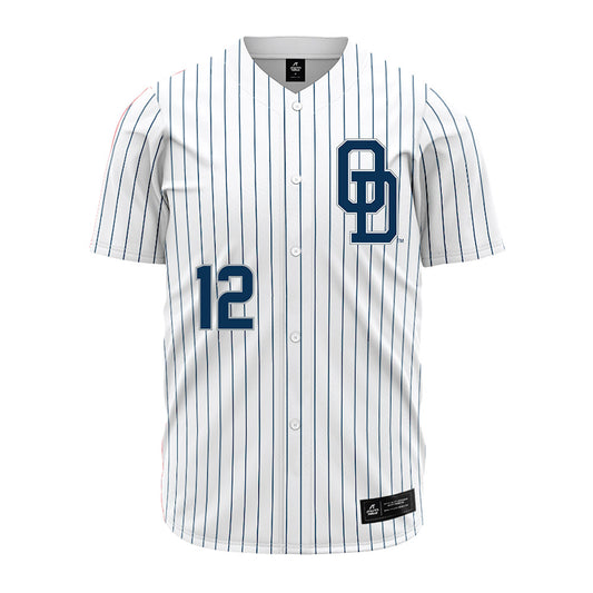 Old Dominion - NCAA Baseball : Tyler Zedalis - Pinstripe Jersey-0