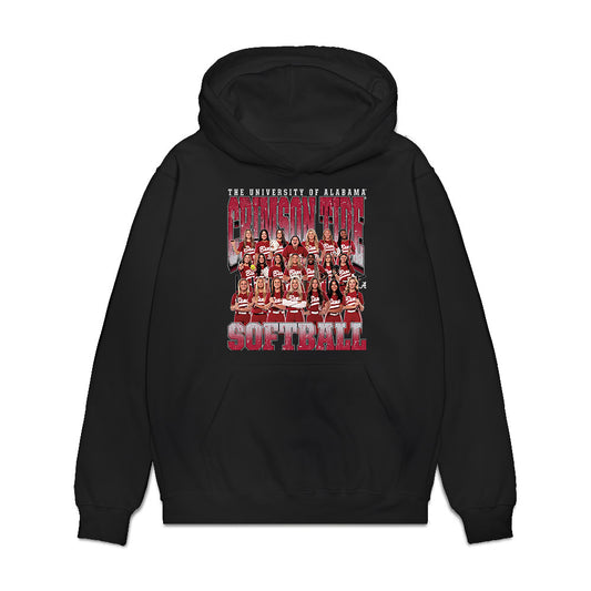 Alabama - NCAA Softball : - Team Collage Premium Hooded Sweatshirt-0
