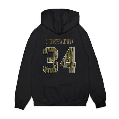 Arkansas - NCAA Baseball : Joey Lorenzini - Camo Shersey Premium Hooded Sweatshirt-1