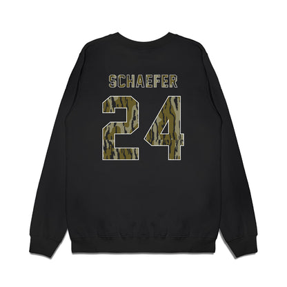 Arkansas - NCAA Baseball : Landon Schaefer - Camo Shersey Premium Crewneck Sweatshirt-1