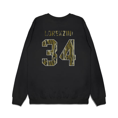 Arkansas - NCAA Baseball : Joey Lorenzini - Camo Shersey Premium Crewneck Sweatshirt-1