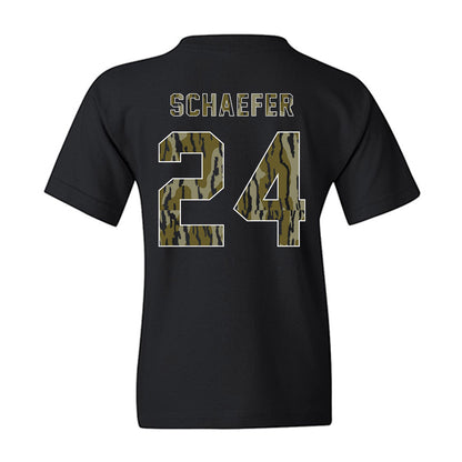 Arkansas - NCAA Baseball : Landon Schaefer - Camo Shersey Youth T-Shirt-1