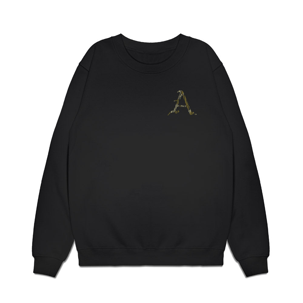 Arkansas - NCAA Baseball : Joey Lorenzini - Camo Shersey Premium Crewneck Sweatshirt-0