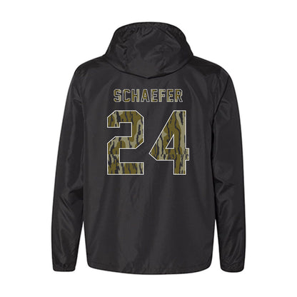 Arkansas - NCAA Baseball : Landon Schaefer - Camo Windbreaker-1