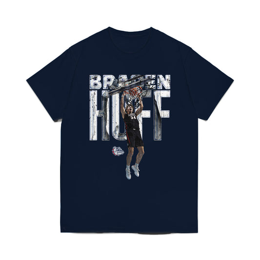 Gonzaga - NCAA Men's Basketball : Braden Huff - Comfort Colors T-Shirt-0