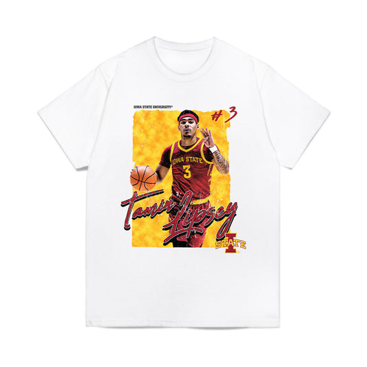 Iowa State - NCAA Men's Basketball : Tamin Lipsey - Card Inspired Comfort Colors T-Shirt-0