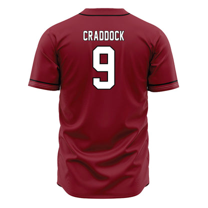 South Carolina - NCAA Baseball : Will Craddock - Garnet Jersey-1