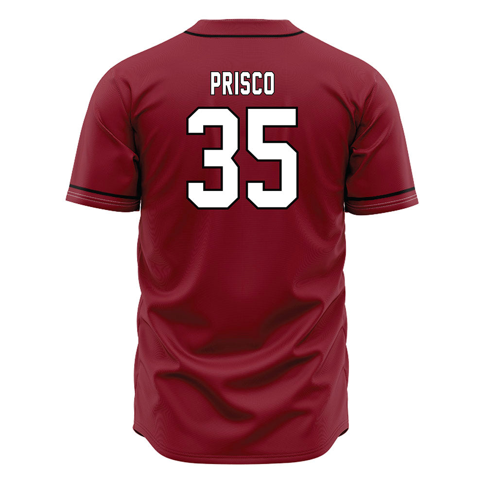 South Carolina - NCAA Baseball : Logan Prisco - Garnet Jersey-1