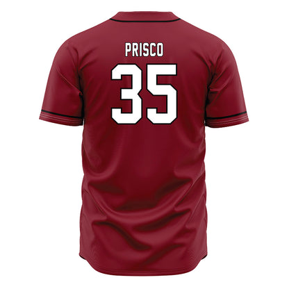 South Carolina - NCAA Baseball : Logan Prisco - Garnet Jersey-1