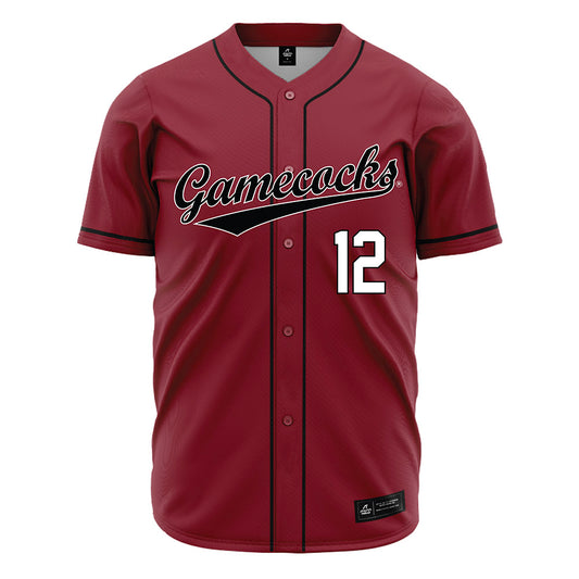 South Carolina - NCAA Baseball : Ethan Lizama - Garnet Jersey-0
