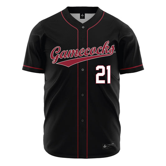 South Carolina - NCAA Baseball : Jake Randolph - Black Jersey-0