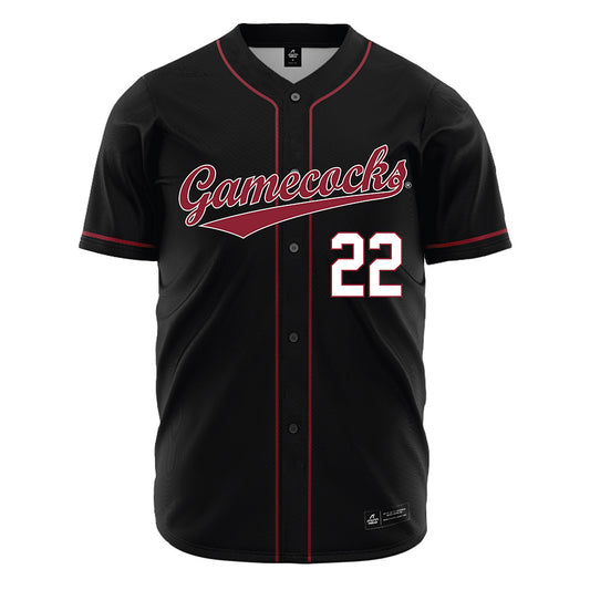 South Carolina - NCAA Baseball : Reese Moore - Black Jersey-0
