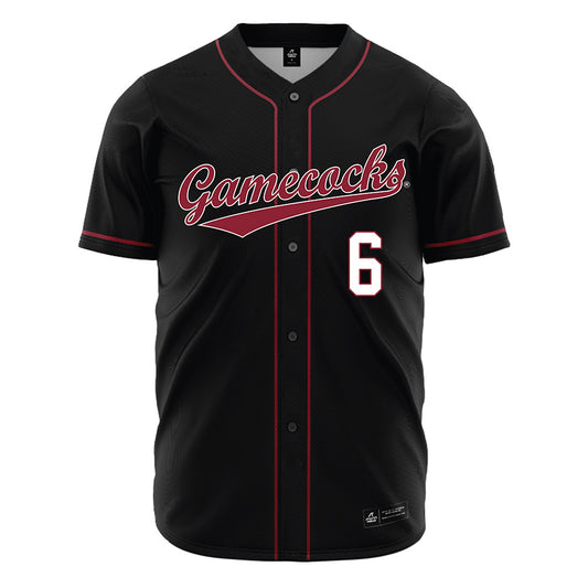 South Carolina - NCAA Baseball : Bradley Hodges - Black Jersey-0