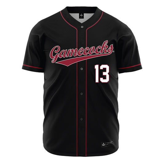 South Carolina - NCAA Baseball : Amp Phillips - Black Jersey-0