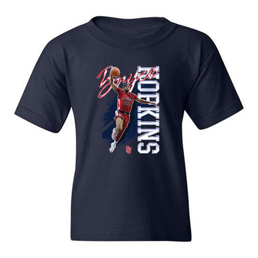 St. Johns - NCAA Men's Basketball : Bryce Hopkins - Collage Youth T-Shirt-0