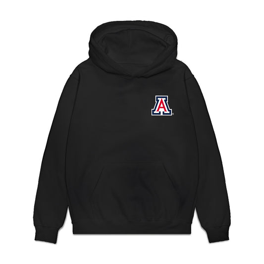 Arizona - NCAA Men's Basketball : Jaden Bradley - Collage Premium Hooded Sweatshirt-0