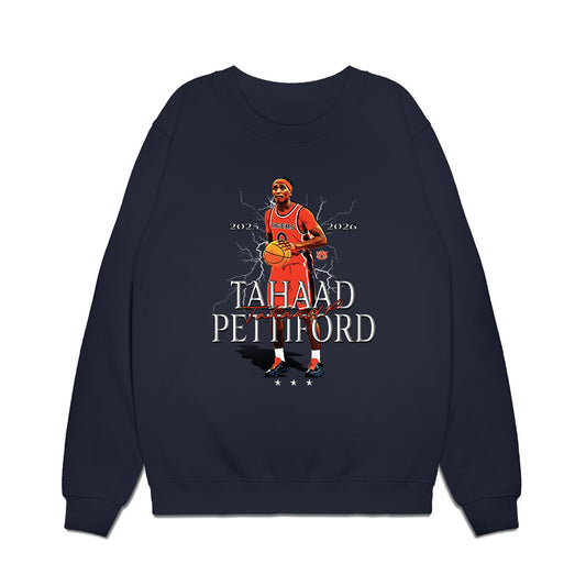 Auburn - NCAA Men's Basketball : Tahaad Pettiford - Collage Premium Crewneck Sweatshirt-0