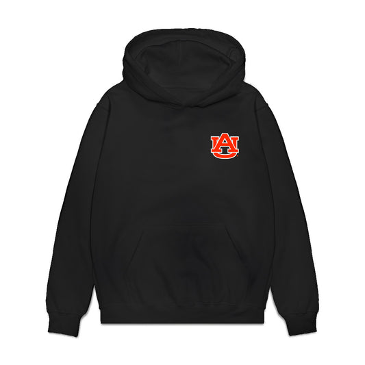 Auburn - NCAA Men's Basketball : Tahaad Pettiford - Collage Premium Hooded Sweatshirt-0