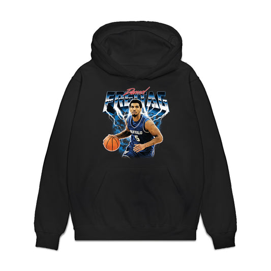 Buffalo - NCAA Men's Basketball : Daniel Freitag - Collage Premium Hooded Sweatshirt-0