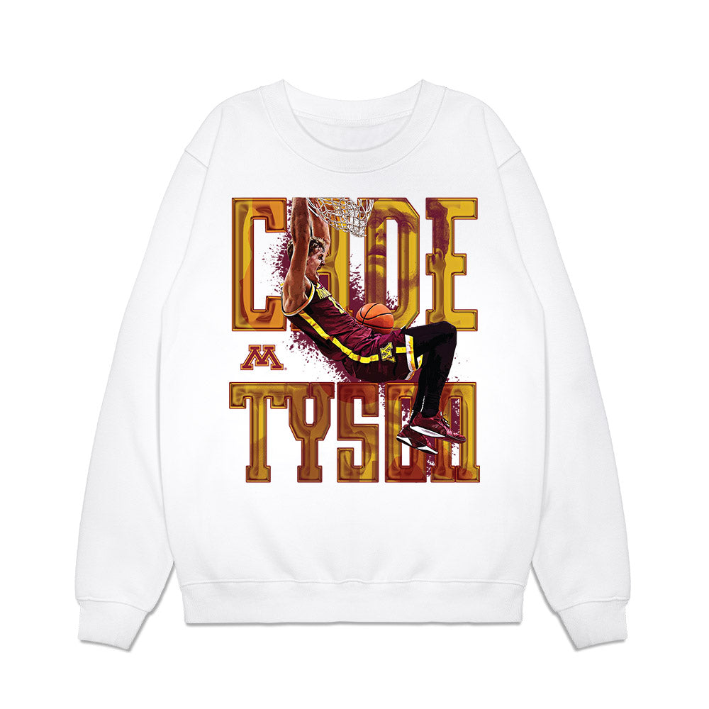 Minnesota - NCAA Men's Basketball : Cade Tyson - Collage Premium Crewneck Sweatshirt-0