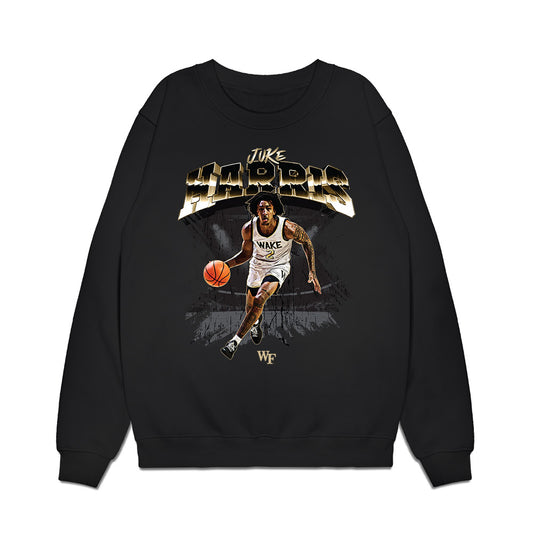 Wake Forest - NCAA Men's Basketball : Juke Harris - Collage Premium Crewneck Sweatshirt-0