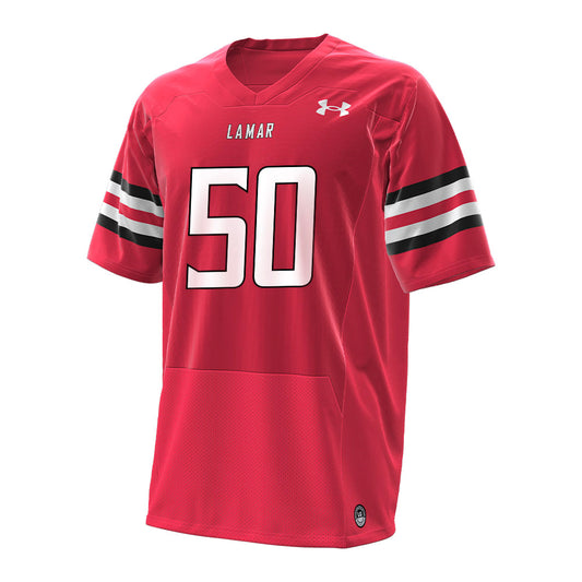 Lamar - NCAA Football : IyiolaOluwa Solomi - Under Armour® Football Jersey-0