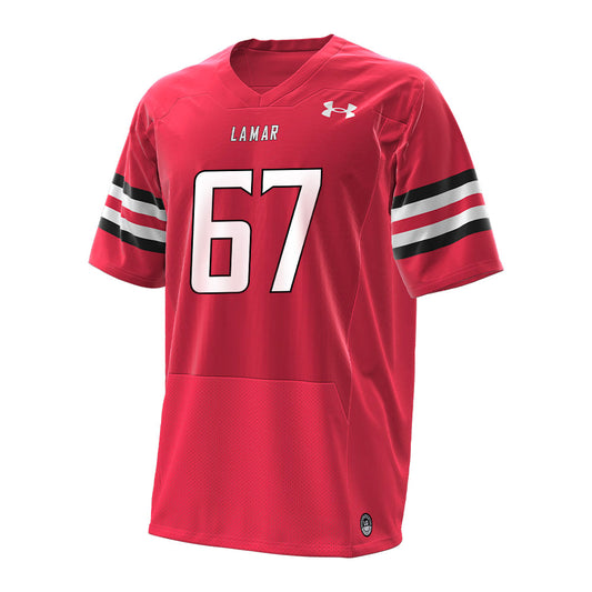 Lamar - NCAA Football : Marcus Harbert - Under Armour® Football Jersey-0