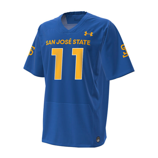 SJSU - NCAA Football : Champ Kapanui - Under Armour® Football Jersey-0