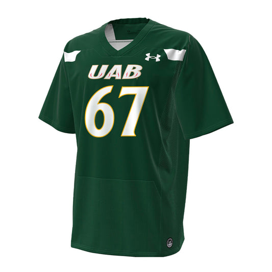 UAB - NCAA Football : Wes Wiggins - Under Armour® Football Jersey-0