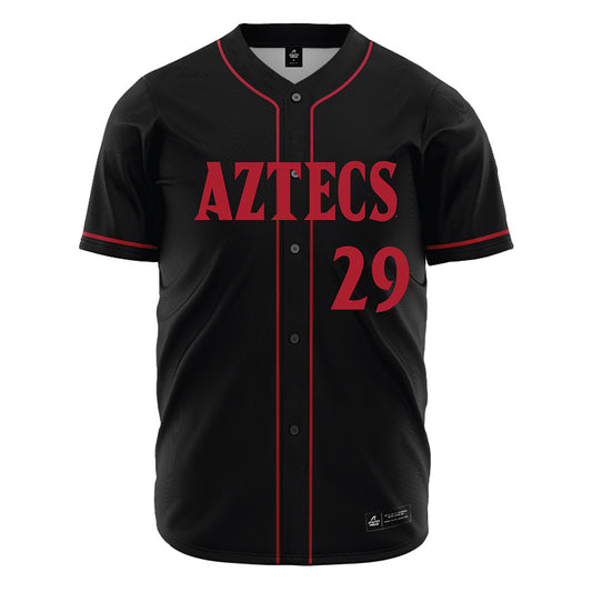 SDSU - NCAA Baseball : Anthony Marnell IV - Black Jersey-0