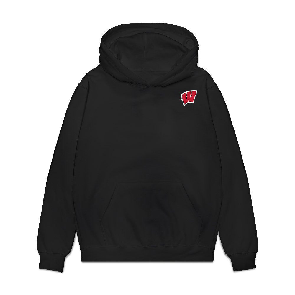 Wisconsin - NCAA Women's Ice Hockey : Laila Edwards - GameFace Premium Hooded Sweatshirt-0