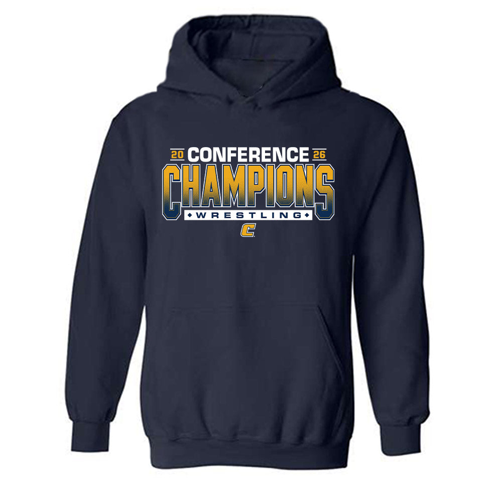 UTC - NCAA Wrestling : Tavian Camper - Conference Champions Hooded Sweatshirt-0