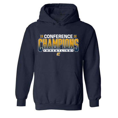 UTC - NCAA Wrestling : Tavian Camper - Conference Champions Hooded Sweatshirt-0